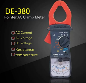 เครื่องวัดความเร็วรอบแบบดิจิตอลชนิดสัมผัส/ไม่สัมผัส DE-380 แบบพกพา ขนาด 40 มม. 0.1-600V ช่วงกว้าง ความแม่นยำสูง สำหรับวัดความเร็วพื้นผิว - Product Image 4