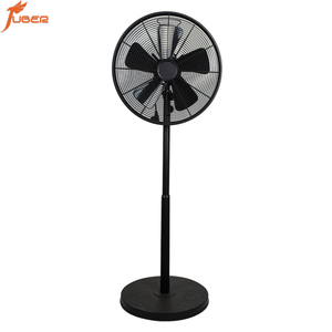 Ventilador Industrial de Pie de Metal de Alto Flujo de Aire con Altura Ajustable, Resistente para Uso en Exteriores y Patios - Product Image 4