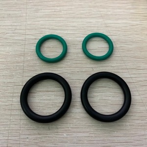 Automotive <b>Rubber</b> O Rings For BMW N46 VVT Solenoid Valve 11367546379 11367506178 Black And Green Set EPDM Material - Product Image 2