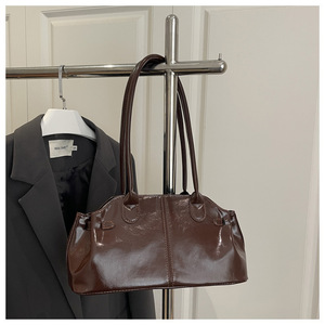 Borsa a Spalla <span class=keywords><strong>Vintage</strong></span> Personalizzata per Donna in <span class=keywords><strong>Ecopelle</strong></span> Liscia e Confortevole, Adatta per l'Uso Quotidiano - Product Image 1