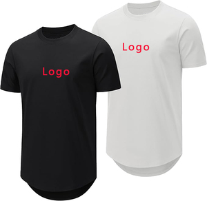 Customized <strong>T</strong>-<strong>shirts</strong> for Sublimation <strong>White</strong> <strong>t</strong> <strong>Shirts</strong> in Bulk 100% Polyester <strong>t</strong> <strong>Shirts</strong> Hipster Hip Hop <strong>Longline</strong> Crewneck <strong>T</strong>-<strong>Shirt</strong> - Product Image 1