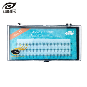 Großhandel handgemachte Fan Wimpern Handelsmarke C <span class=keywords><strong>D</strong></span> Curl Segment Pre-Cut Extension Kit Wimpern DIY Cluster Wimpern Kit - Product Image 6