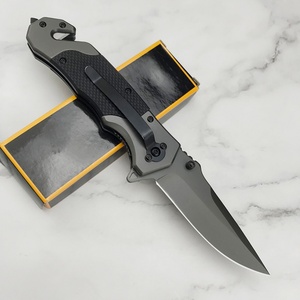 Couteau pliant de poche F118 pour l'extérieur, acier 5Cr13Mov, manche G10, DIY OEM, camping, sauvetage, chasse - Product Image 5