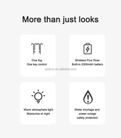 Diffuseur de nébuliseur sans fil Rechargeable Portable H2O humidificateur à brume fraîche avec lampe de lune LED pour usage domestique de voiture d'hôtel RV