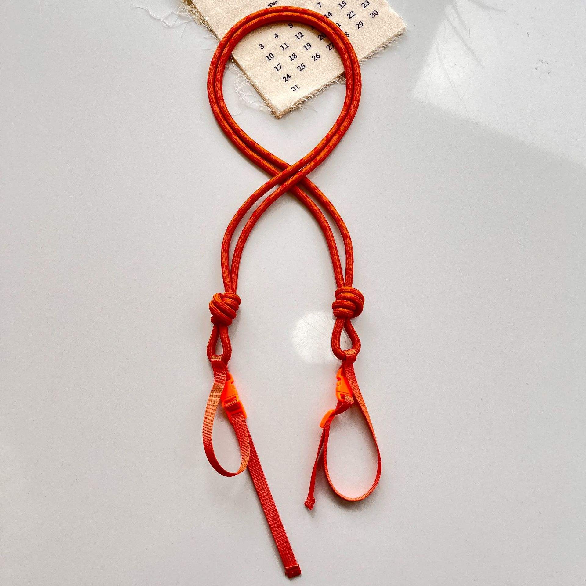 Bandoulière fine orange