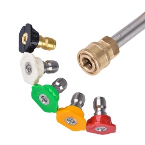Buse de pulvérisation de laveuse de jardin haute pression 1/4 \ "connexion rapide 0 15 25 40 60 degrés pointe de buse de savon d'arrosage personnalisable OEM pour - Product Image 4