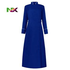 Disfraces <span class=keywords><strong>de</strong></span> Sacerdote Medieval Unisex con Cuello Alto y Botones, <span class=keywords><strong>de</strong></span> Poliéster, para Halloween - Product Image 3