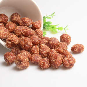 Cordero bola de arroz deliciosos aperitivos Cordero combinar arroz carne de proteína rica nutrición oem alimentos para mascotas perro fabricación - Product Image 2