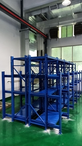 Estante de molde <span class=keywords><strong>Industrial</strong></span> de 2-6 capas con polipasto Estante de herramientas personalizado con cajones Capacidad de estante de molde de acero 500-1000KG - Product Image 3
