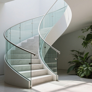 Solutions solaires personnalisées pour murs-rideaux en verre courbé laminé moderne pour hôtels de luxe, gymnases et salles |   Épaisseur de 10-12 mm | - Product Image 4