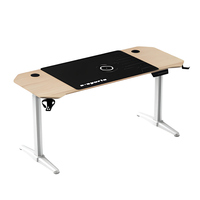 Bureau de travail intelligent moderne OEM/ODM, bureau électrique réglable en hauteur, montage facile, table de bureau électrique intelligente