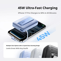 ANKER avec câble ZOLO Power Bank 45W Charge rapide Nouveau support magnétique 3C Smart Shield Power Bank mobile A1116