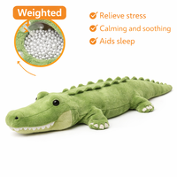 Jouet en peluche lesté personnalisé de haute qualité pour l'anxiété, parfait pour câliner, jouet en peluche doux lesté