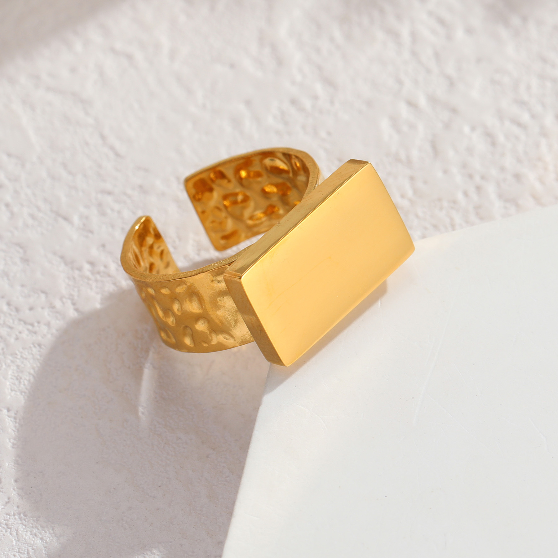 Gold square shape