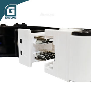 Gcabling <span class=keywords><strong>180</strong></span> Angle TYPE RJ45 <span class=keywords><strong>one</strong></span> <span class=keywords><strong>Punch</strong></span> down Speed modular hand Network termination Crimping Tool para Keystone Jack - Product Image 3