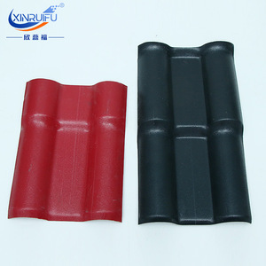 Xinruifu Synthetic Resin Roof Tiles 2.2mm 2.5mm 3.0mm Corrugated Chinese Style Heat Insulating Flame Retardant - Product Image 2