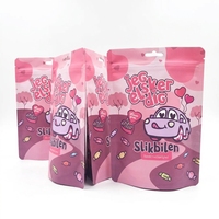 Sacs Mylar personnalisés résistants aux enfants, 3,5 g, emballage Ziplock anti-odeur, sacs Mylar en plastique PE à l'épreuve des enfants pour cartouches de 1 g