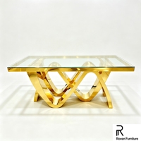 Table rectangulaire pour événements de mariage, en acier inoxydable, style moderne, table de banquet, table à manger