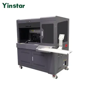 Fast Yinstar 360 Degree Thermos Cup Digital Cylinder Printer Round Tumbler Aluminium Can Rotary Flatbed Cylindrical UV Printer
