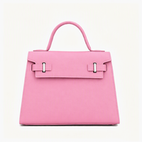 Bolsos de Mano Personalizados de Color Sólido para Mujer, Venta Caliente, Bolsos de Lujo para Mujer Joven, Tamaño 22, Bolsos Cuadrados Pequeños para el Día a Día, Directo de Fábrica