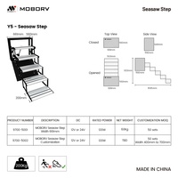 Marchepied automatique motorisé MOBORV, best-seller pour caravanes, camping-cars, ambulances, camions d'expédition robustes et véhicules de loisirs.