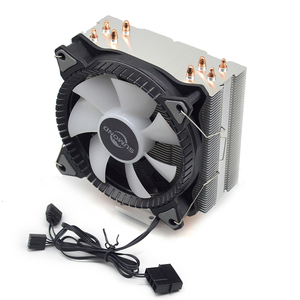 ฮีทไปป์ RGB สำหรับซีพียู ขนาด 120 มม. จำนวน 4 ชิ้น สำหรับ Intel LGA 115X/1366/2011/2066/<span class=keywords><strong>AMD</strong></span> <span class=keywords><strong>Ryzen</strong></span> <span class=keywords><strong>7</strong></span> 1700 <span class=keywords><strong>2700</strong></span> 2700X 3700X - Product Image 5