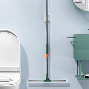 Silicone <b>Floor</b> <b>Squeegee</b> Extendable 35Cm Scraper Head For Bathroom Kitchen <b>Floor</b> Cleaning - Product Image 1