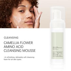 Hot Sales 150ml Natural Organic Facial Skin Care Cleanser Camellia Flower Amino Acid Cleansing Mousse - Product Image 6