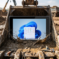 Tablet Resistente y Ligera de 8 Pulgadas ODM con CPU Qualcomm, Windows 11, Batería Extraíble, 4G, BT5.1, GPS, IP65, Resistente al Agua, MIL-STD-810H