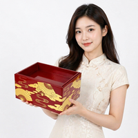 Boîte d'emballage pour sushi en papier rigide carré recyclable avec laminage mat et logo personnalisé brillant, boîte cadeau écologique de qualité alimentaire