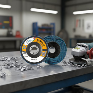 Disque à lamelles Fervi Grindflex 125 mm, disque abrasif sans fer pour le meulage du métal - Product Image 2