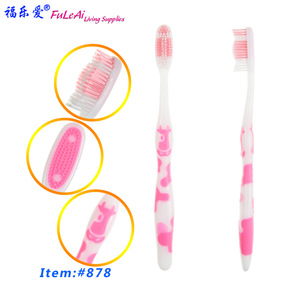Fuleai Toothbrush Soft Bristles Colorful Adult Manual Tooth <b>Care</b> - Product Image 3