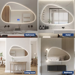 Miroir intelligent <span class=keywords><strong>LED</strong></span> créatif sans cadre, irrégulier et spécial, pour hôtel/maison/villa <span class=keywords><strong>de</strong></span> luxe - Product Image 6
