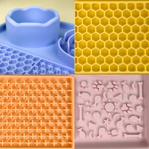 Silikon-Futtermatte für Hunde und Katzen zu Fabrikpreisen, Slow Feeder Leckmatte mit Saugnäpfen für Futter- und Wassernäpfe - Product Image 5