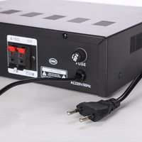 Amplificateur de puissance professionnel HIFI 60W JBHKJ FM-60USB, amplificateur de sonorisation 120W, 70V 100V, classe D, USB, FM, micro, alliage d'aluminium