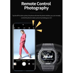 Relógio Inteligente à Prova D'Água IP68 com Monitor de Frequência Cardíaca e Tela Touch TFT de 1,14 Polegadas para Fitness - Product Image 5