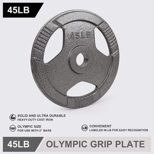 Plaques de poids en caoutchouc, en céramique <span class=keywords><strong>gym</strong></span> <span class=keywords><strong>pro</strong></span> <span class=keywords><strong>fitness</strong></span> 20kg 45lb, fer à vendre - Product Image 2