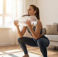 Sac de musculation aquatique réglable et écologique de 5 kg, sac de levage d'eau portable en PVC pour le fitness