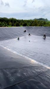 แผ่นพลาสติกปูพื้น 0.5 มม. 0.75 มม. 1.0 มม. 1.5 มม. <span class=keywords><strong>ราคา</strong></span>แผ่น HDPE Geomembrane - Product Image 3