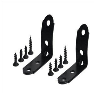 Car Modification Handbox Hinge <b>Bracket</b> Repair Kit For Audi A4 S4 RS4 B6 B7 Steel Piano <b>Black</b> Easy Installation Pair - Product Image 1