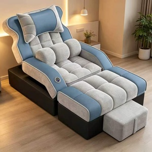 Fauteuil de massage électrique pour pédicure et soins des pieds, lit de relaxation pour bain de pieds, soin des ongles, et massage des pieds - Product Image 1