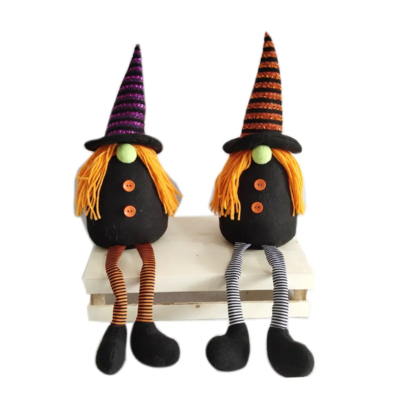 wholesale factory halloween witch gnome faceless doll decor halloween gnome decoration