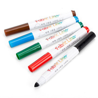 Aet Proveedor Rotuladores de tela Juego de rotuladores No tóxico Indeleble y permanente Pintura de tela Punto fino Rotulador de tela textil