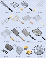 Grand panier de barbecue en acier inoxydable, accessoires de gril pliants portables, panier de barbecue pour gril extérieur