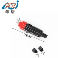 12V 24V véhicule bateau voiture allume-cigare adaptateur prise mâle tête rouge DC alimentation chargeur bakélite prise Jack connecteur