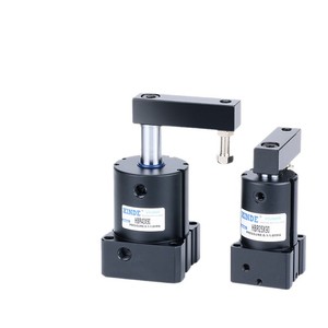 Cylindre de serrage rotatif HBL/HBR25/32/40/50/63-90R/L avec angle de pression vers le bas de 90 degrés et joints à anneaux magnétiques - Product Image 1