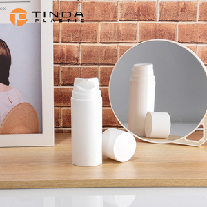 Flacons pompe sans air pour sérum et lotion pour le visage, 30 ml/50 ml/100 ml, en plastique, avec pulvérisateur, anneau de fermeture, impression sérigraphique, emballage blanc pour soins de la peau - Product Image 6