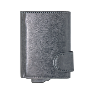 Cartera de Negocios con Bloqueo NFC y Protección Antirrobo de PU, Monedero Pequeño y Elegante, con Forro de Nailon y Apertura Pop-up - Product Image 3