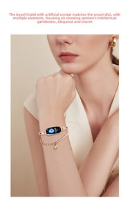 Montre connectée pour le suivi de la santé des femmes, rappel des règles, fréquence cardiaque, pression artérielle, surveillance de la température, podomètre sportif - Product Image 6