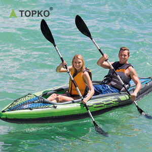 TOPKO personnalisé PVC deux personnes <span class=keywords><strong>Kayak</strong></span> <span class=keywords><strong>de</strong></span> <span class=keywords><strong>mer</strong></span> <span class=keywords><strong>gonflable</strong></span> épaissie coque Hovercraft <span class=keywords><strong>gonflable</strong></span> canoë Rafting bateau <span class=keywords><strong>Kayak</strong></span> - Product Image 5